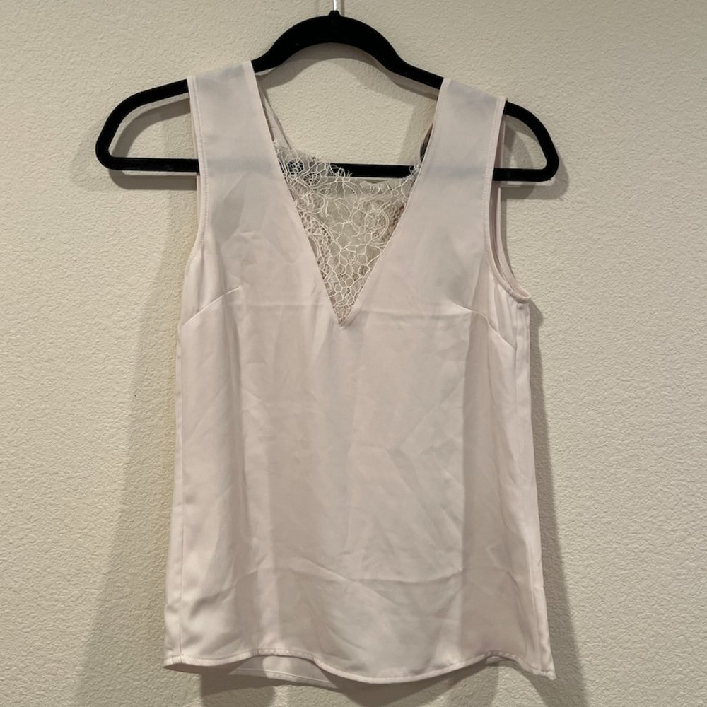 H&M Sleeveless Lace Blouse